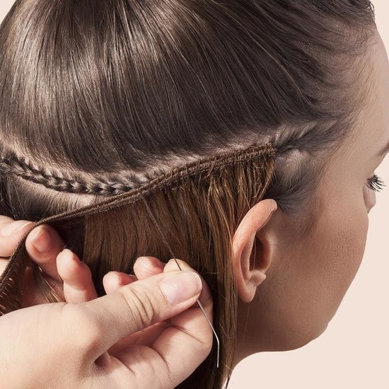 بهترین نوع اکستنشن برای موهای نازک